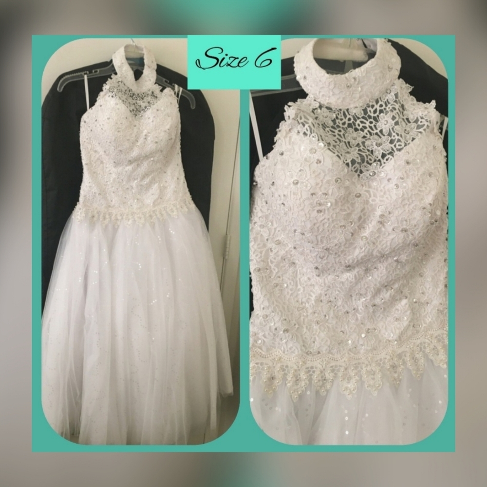 Sequins wedding dress